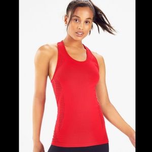 Fabletics Red Tank Top